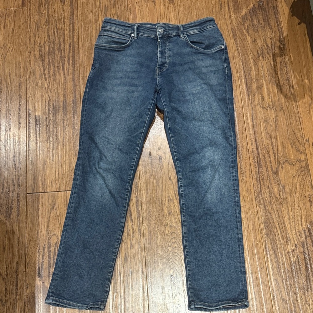 All Saints Slim Dark Blue Jeans Men